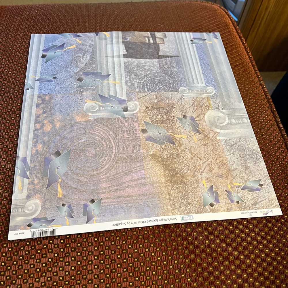 Graduation Assorted Scrapbook Paper - Picture 6 of 14